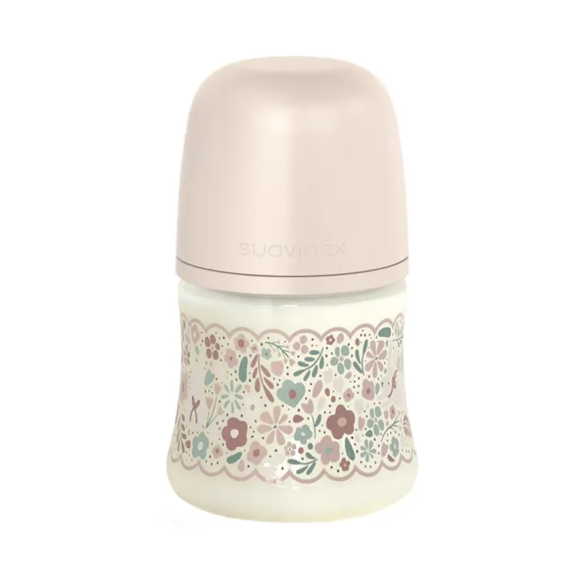 Biberon avec tétine physiologique SX PRO S 150ml Wonderland Liberty rose