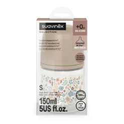 Biberon avec tétine physiologique SX PRO S 150ml Liberty beige
