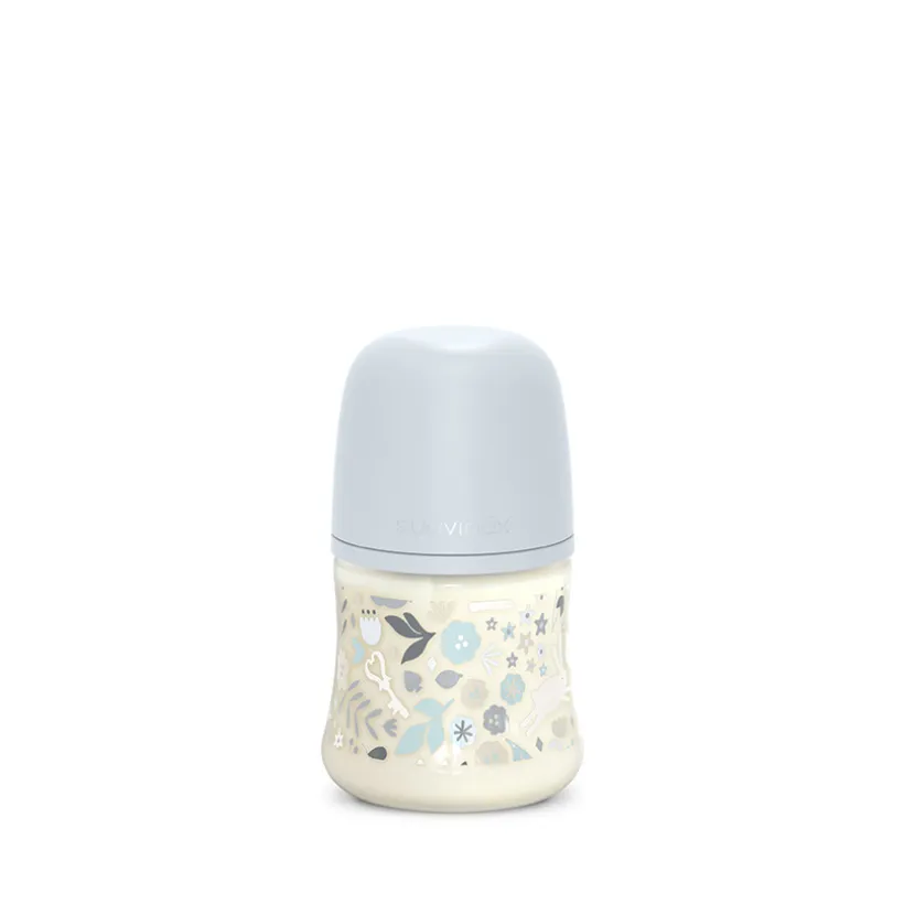 Biberon avec tétine symétrique SX Pro S 150ml Wonderland bleu