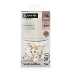 Biberon avec tétine symétrique SX Pro S 150 ml Wonderland Beige