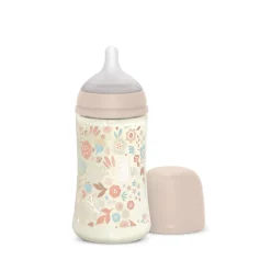 Biberon avec tétine symétrique SX Pro M 270ml Wonderland rose