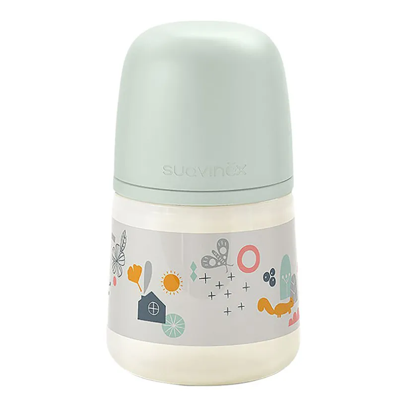 Biberon avec tétine symétrique SX Pro M 150 ml Walk in the Park Vert