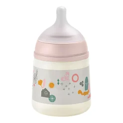 Biberon avec tétine symétrique SX Pro M 150 ml Walk in the Park Rose