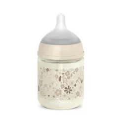Biberon en verre avec tétine symétrique SX Pro S 120ml Liberty beige