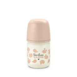 Biberon en verre 120ml avec tétine SX Pro XS Birdies rose