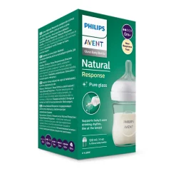 Biberon en verre Natural Response 120 ml