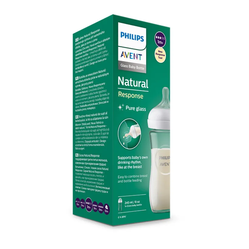 Biberon en verre Natural Response 240 ml