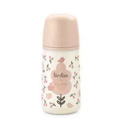 Biberon 270ml avec tétine SX Pro M Birdies rose