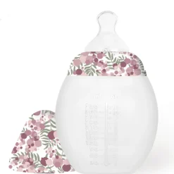 Biberon silicone 330ml Liberty Mimosa Field Pink