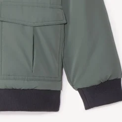 Blouson aviateur avec capuche molleton pour garçon