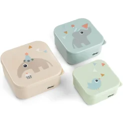 Boite à gouter 3PCS Celebration Multicolore