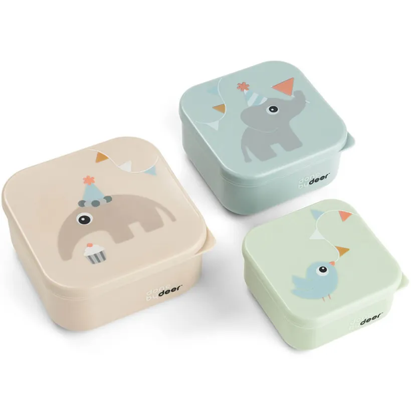 Boite à gouter 3PCS Celebration Multicolore