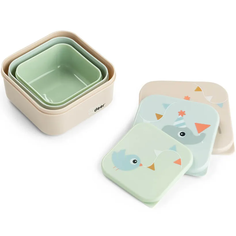 Boite à gouter 3PCS Celebration Multicolore