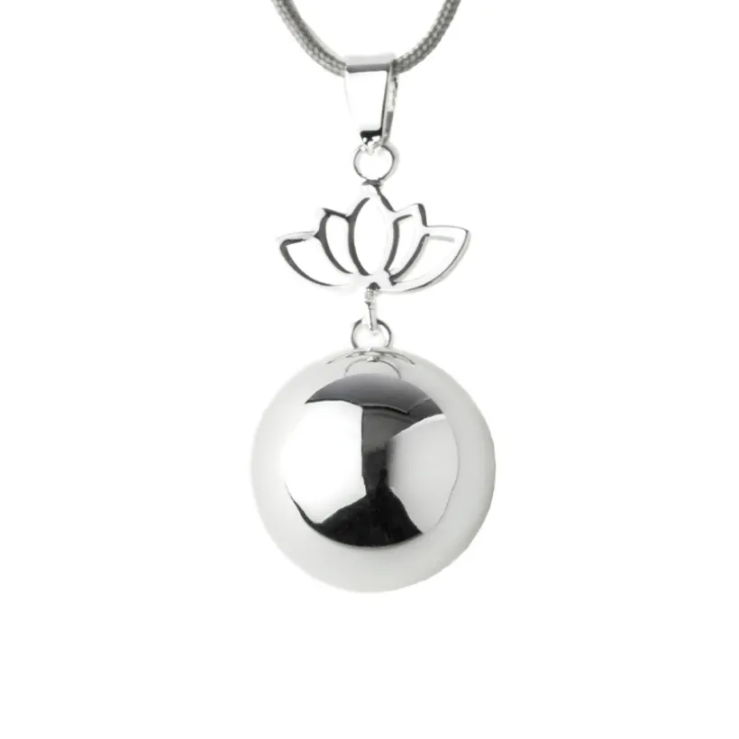 Bola de grossesse avec lotus silver/gris