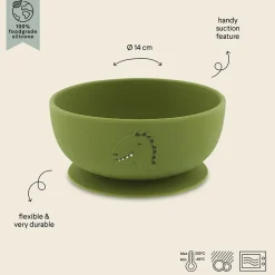 Bol en silicone avec ventouse Mr Dino