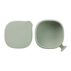 Bol en silicone avec ventouse et couvercle Sage