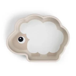 Bol mouton ventousé en silicone Sheepy sable