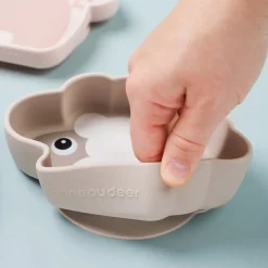 Bol mouton ventousé en silicone Sheepy sable