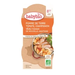Bols de Pomme de terre, Tomate, Champignon et Veau 2x200g