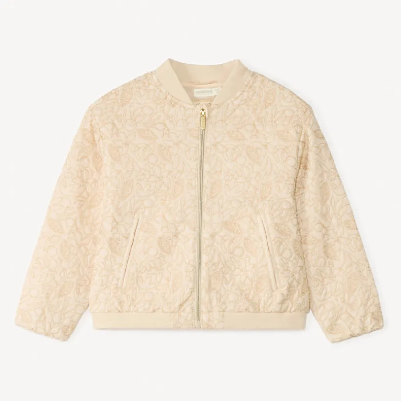 Bombers en toile avec surpiqûres fantaisie pour fille