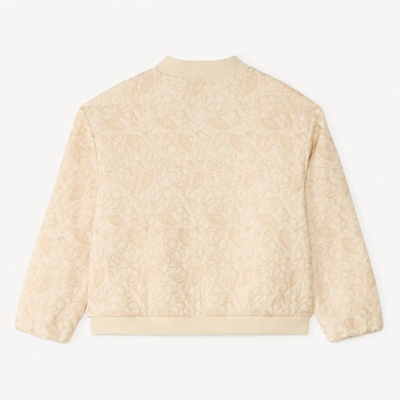 Bombers en toile avec surpiqûres fantaisie pour fille