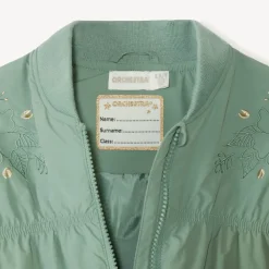 Bombers en toile effet froissé pour fille