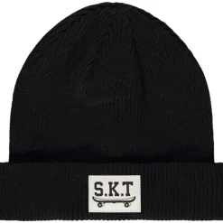 Bonnet avec étiquette skate pour garçon