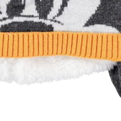 Bonnet Minnie en tricot doublé sherpa
