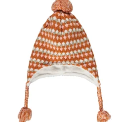 Bonnet péruvien en tricot fantaisie pour bébé fille