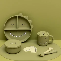 Boîte à collations en silicone Mr. Dino