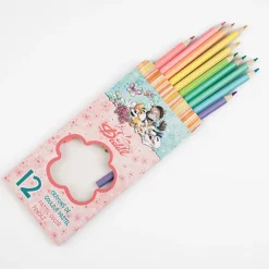Boîte de 12 crayons de couleurs parfumés Diddl et ses amis