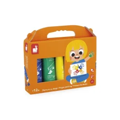 Boîte de 5 tubes de peinture au doigt