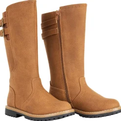 Bottes cavalières à double boucle pour fille