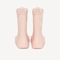 Bottes de pluie à couleur changeante imprimé cœurs pour fille