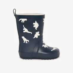 Bottes de pluie à couleur changeante imprimé dinos pour garçon
