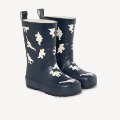 Bottes de pluie à couleur changeante imprimé dinos pour garçon