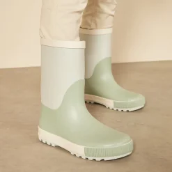 Bottes de pluie effet dégradé vert pour garçon