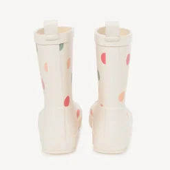 Bottes de pluie imprimé pois pour fille