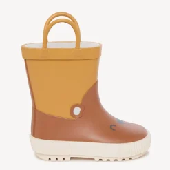 Bottes de pluie ludiques ourson à anses pour bébé garçon