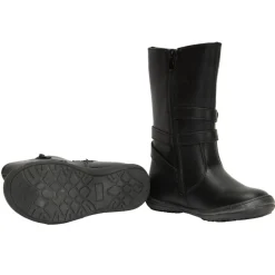 Bottes zippées à brides cœurs pour fille