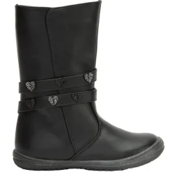 Bottes zippées à brides cœurs pour fille