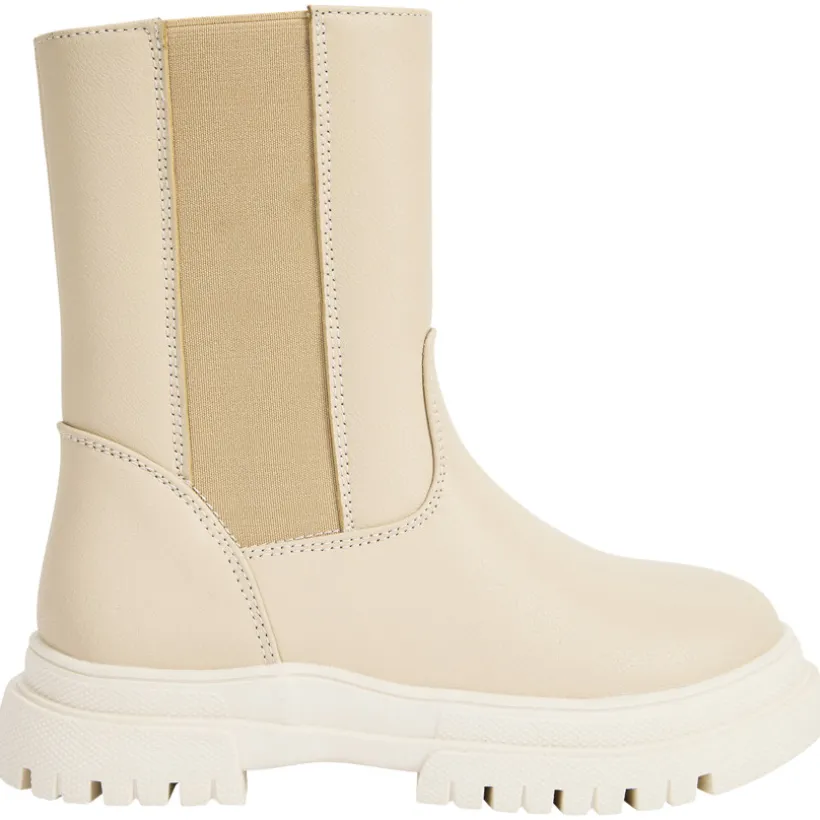Bottes zippées à grosse semelle crantée pour fille