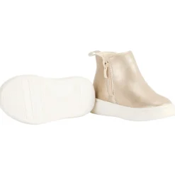 Bottillons dorés à étoile élastiquée pour bébé fille