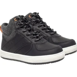 Bottillons à lacets avec col en tricot et semelle crantée pour garçon