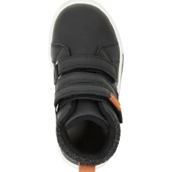 Bottillons noirs triples velcros pour bébé garçon