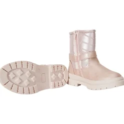 Bottines roses effet irisé à bride pour fille