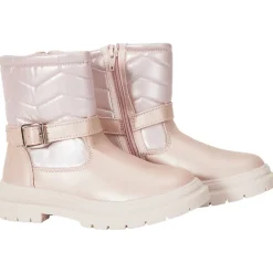Bottines roses effet irisé à bride pour fille