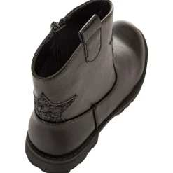 Bottines style cowboy avec étoiles strass pour fille