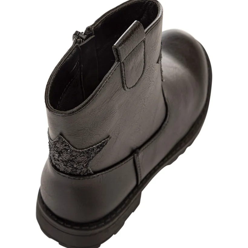Bottines style cowboy avec étoiles strass pour fille
