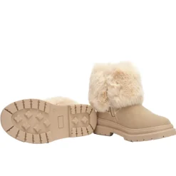 Bottines zippées et fourrées pour fille